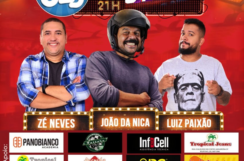 “COMÉDIA 019” CHEGA EM JAGUARIÚNA NA PRÓXIMA SEXTA-FEIRA