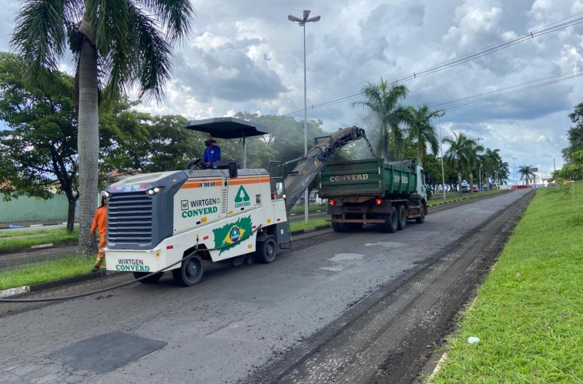 COMEÇOU A SEGUNDA ETAPA DO RECAPEAMENTO DA AVENIDA LUCIANO VLADEMIR POLTRONIERI
