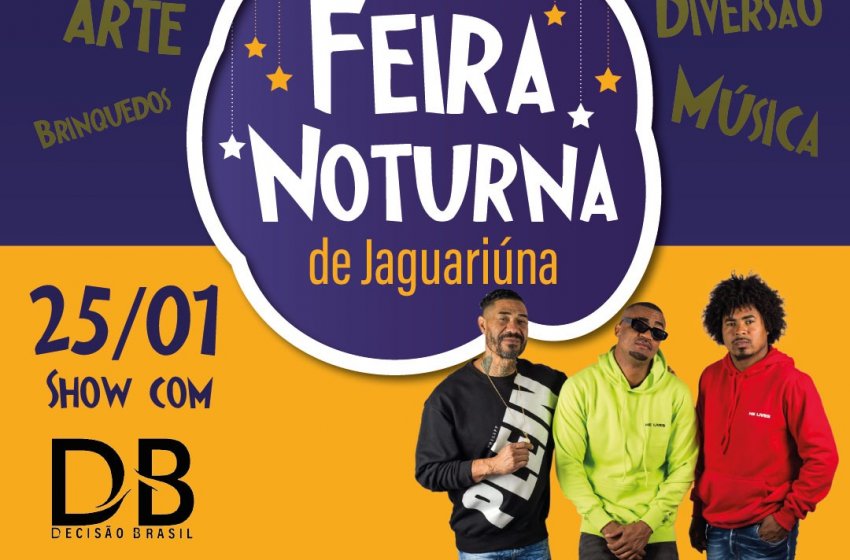 GRUPO “DECISÃO BRASIL” SE APRESENTA HOJE NA FEIRA NOTURNA