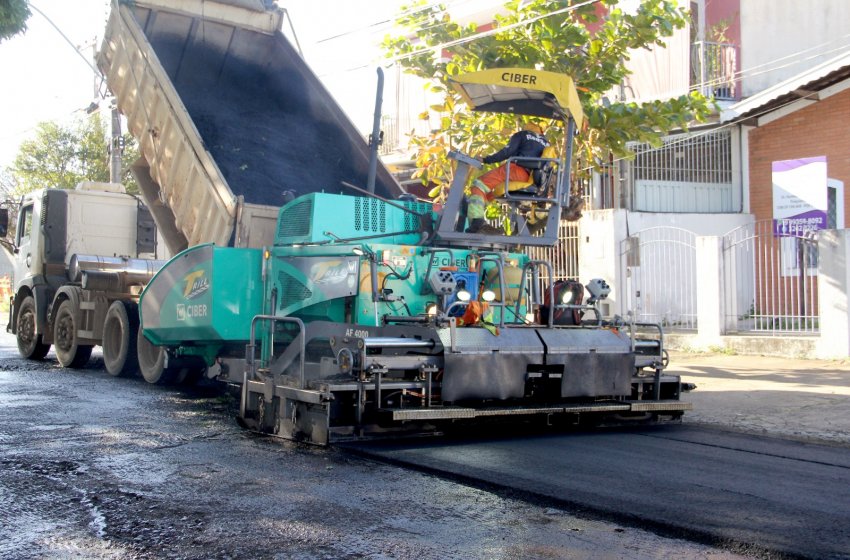 PREFEITURA DE JAGUARIÚNA FAZ RECAPEAMENTO EM VIAS DOS BAIRROS DONA IRMA, BERLIM E SANTA CRUZ