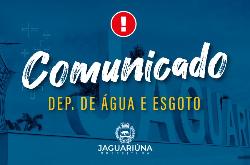 DAE INTERROMPE ABASTECIMENTO DE ÁGUA EM VÁRIOS BAIRROS NESTA TERÇA-FEIRA