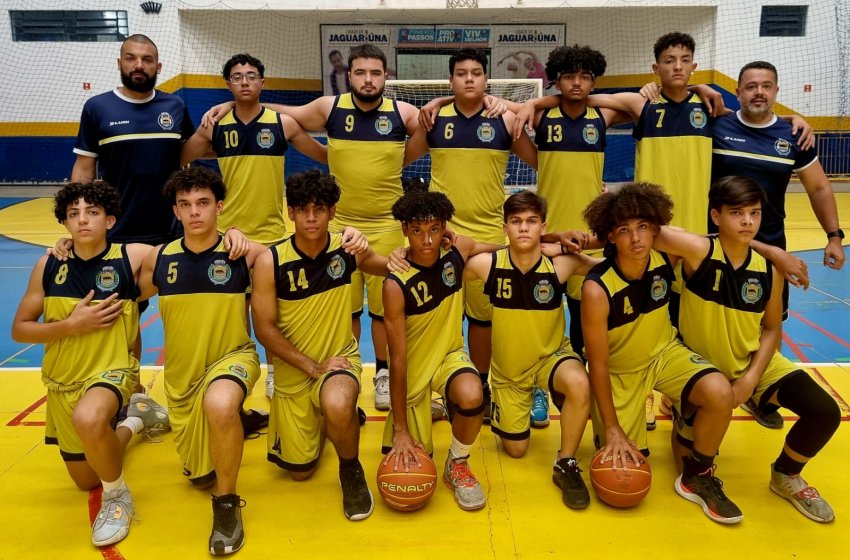 EQUIPE JAGUARIUNENSE SUB 16 DE BASQUETE ESTÁ NA FINAL DA LIGA METROPOLITANA 