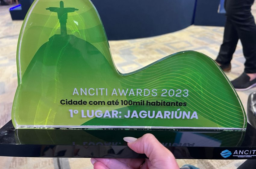 JAGUARIÚNA VENCE PRÊMIO DA ASSOCIAÇÃO NACIONAL DAS CIDADES INTELIGENTES