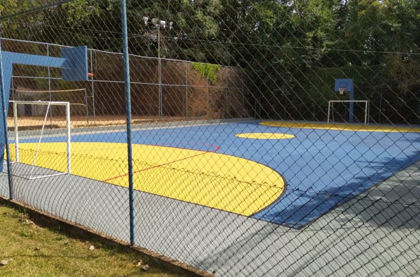 PREFEITURA CONCLUI REVITALIZAÇÃO DA QUADRA DA NOVA JAGUARIÚNA