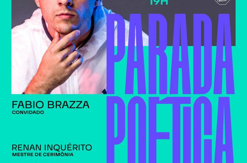 ‘PARADA POÉTICA’ ESTREIA HOJE EM JAGUARIÚNA COM PRESENÇA DO RAPPER FABIO BRAZZA