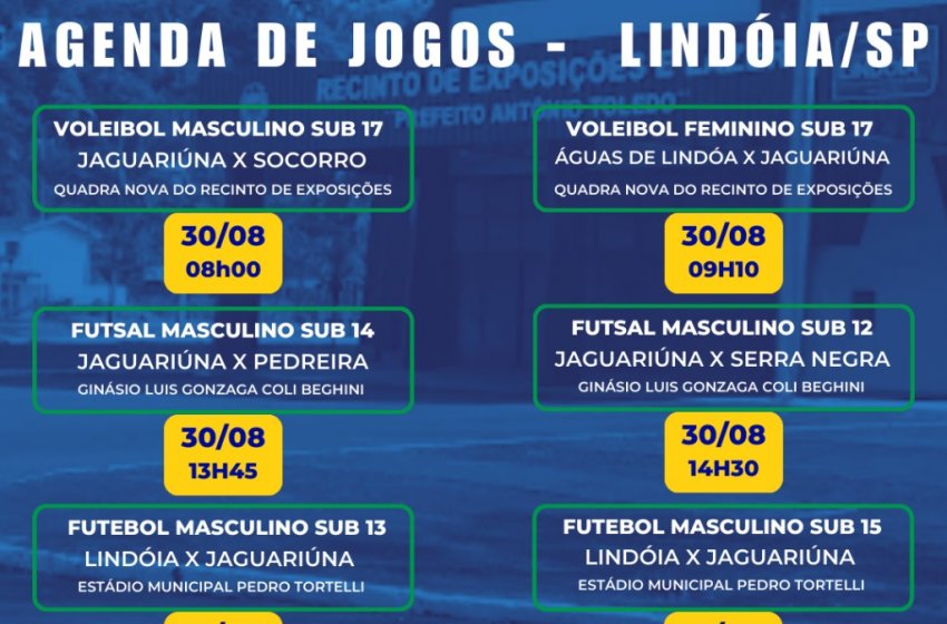  JAGUARIÚNA PARTICIPA DA ETAPA DE LINDÓIA DOS JOGOS DO CIRCUITO DAS ÁGUAS   