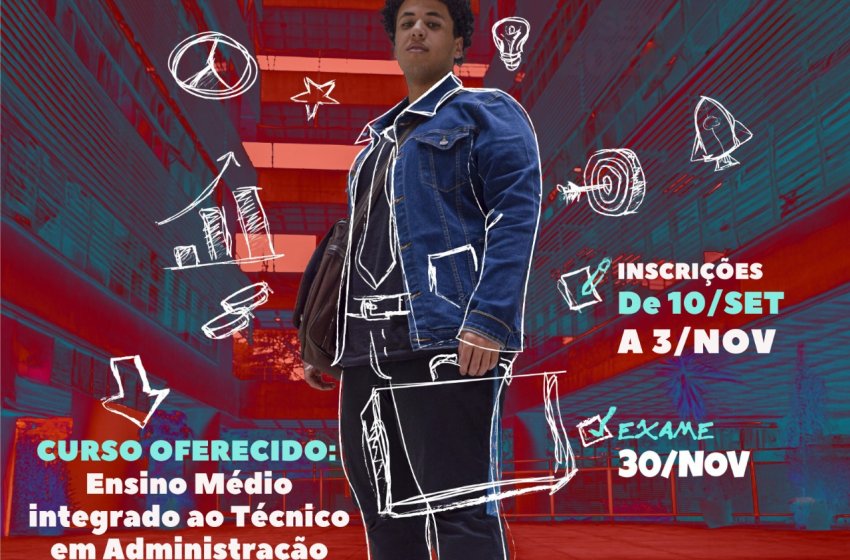 INSCRIÇÕES PARA O CURSO TÉNICO EM ADMINISTRAÇÃO DA ETEC DE JAGUARIÚNA SERÃO ABERTAS NO DIA 10 DE SETEMBRO