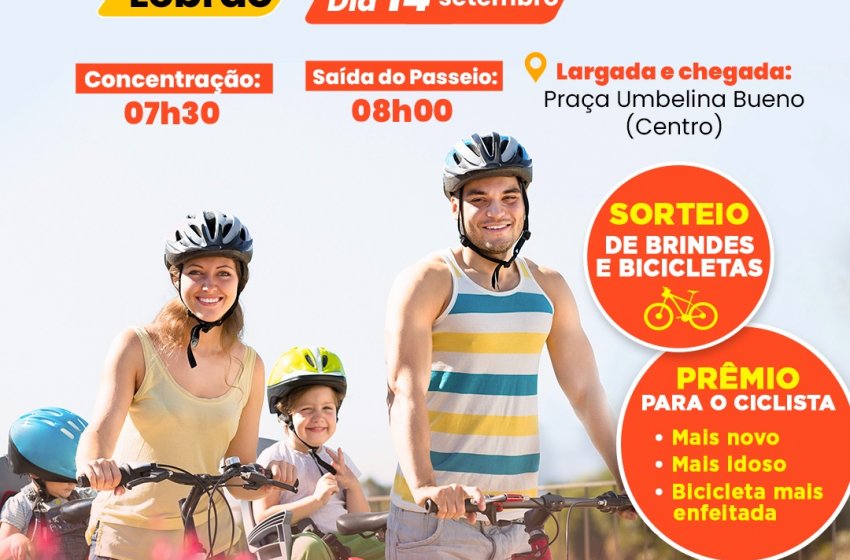 PASSEIO CICLÍSTICO DE ANIVERSÁRIO ACONTECE DOMINGO