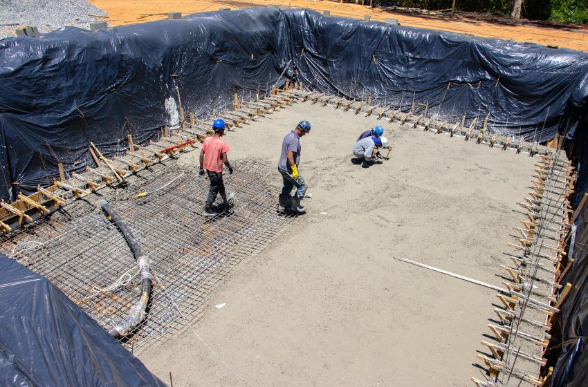 OBRA DA NOVA ETA CAMANDUCAIA CHEGA A QUASE METADE DOS TRABALHOS CONCLUÍDOS