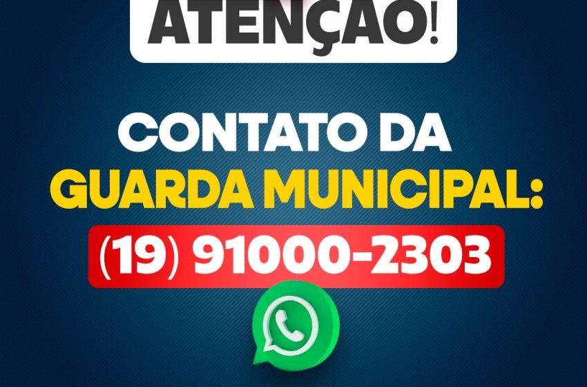 TELEFONE 153 DA GUARDA MUNICIPAL APRESENTA INSTABILIDADE; ATENDIMENTO É FEITO PELO WHATSAPP (19) 91000-2303