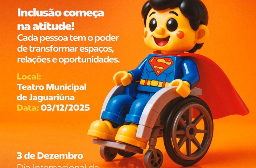DIA INTERNACIONAL DA PESSOA COM DEFICIÊNCIA TERÁ PROGRAMAÇÃO EM JAGUARIÚNA