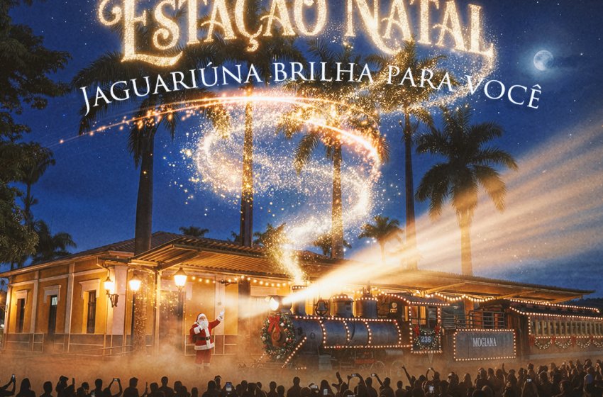 CHEGADA DO PAPAI NOEL ABRE A PROGRAMAÇÃO DE NATAL DE JAGUARIÚNA NESTA SEXTA