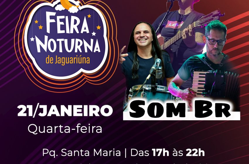 HOJE TEM FEIRA NOTURNA NO PARQUE SANTA MARIA