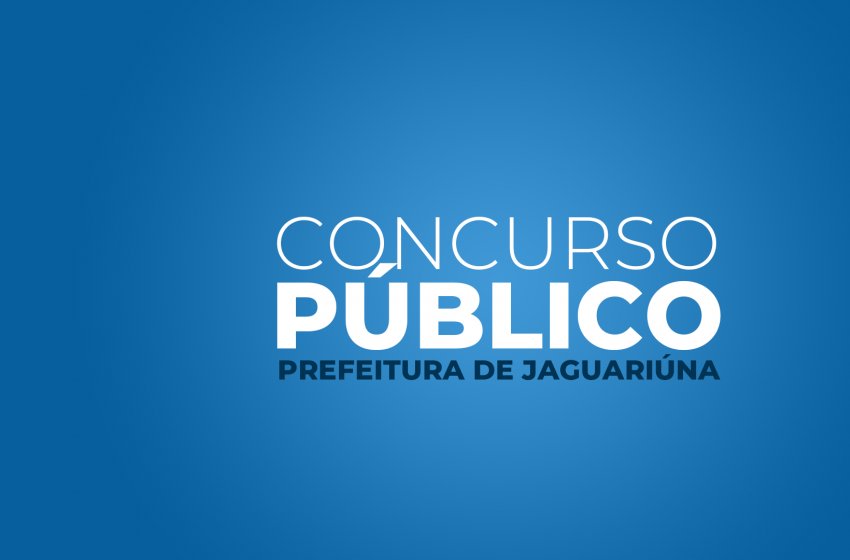 PREFEITURA DE JAGUARIÚNA LANÇA CONCURSO PÚBLICO COM QUASE 100 VAGAS