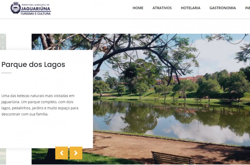 PREFEITURA LANÇA HOTSITE “TURISMO JAGUARIÚNA”