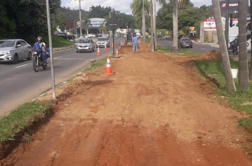PREFEITURA PROSSEGUE COM OS TRABALHOS DA CICLOVIA DO FLORIANÓPOLIS